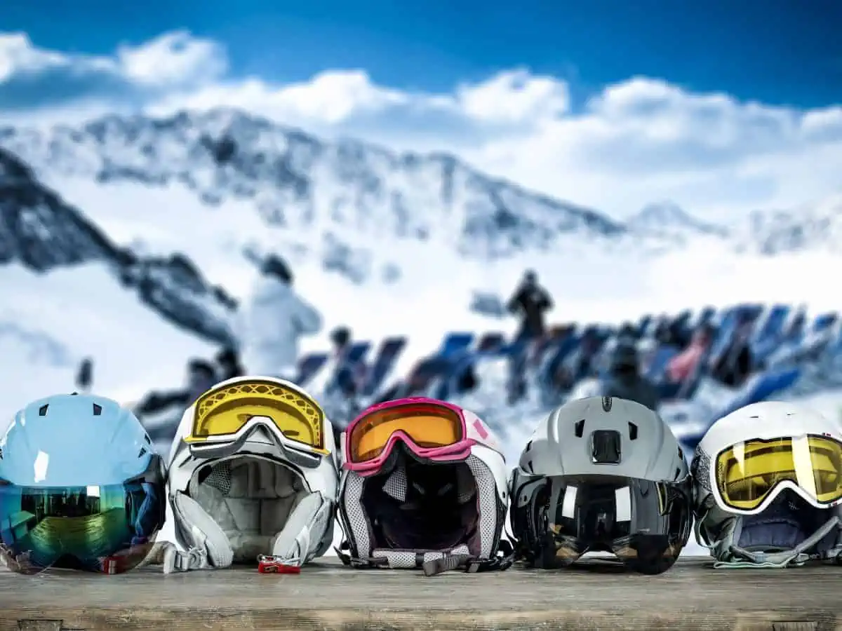Photo of ski helmet