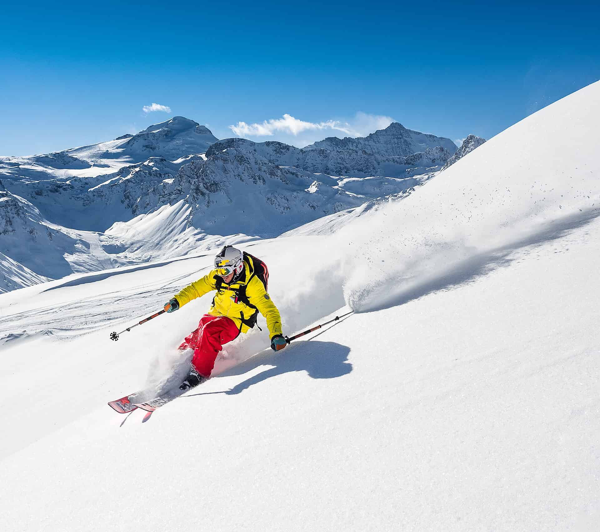 Skieur à Tignes - AndyParant