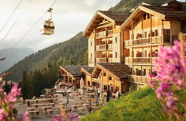 Carlina Hotel Belle Plagne in summer