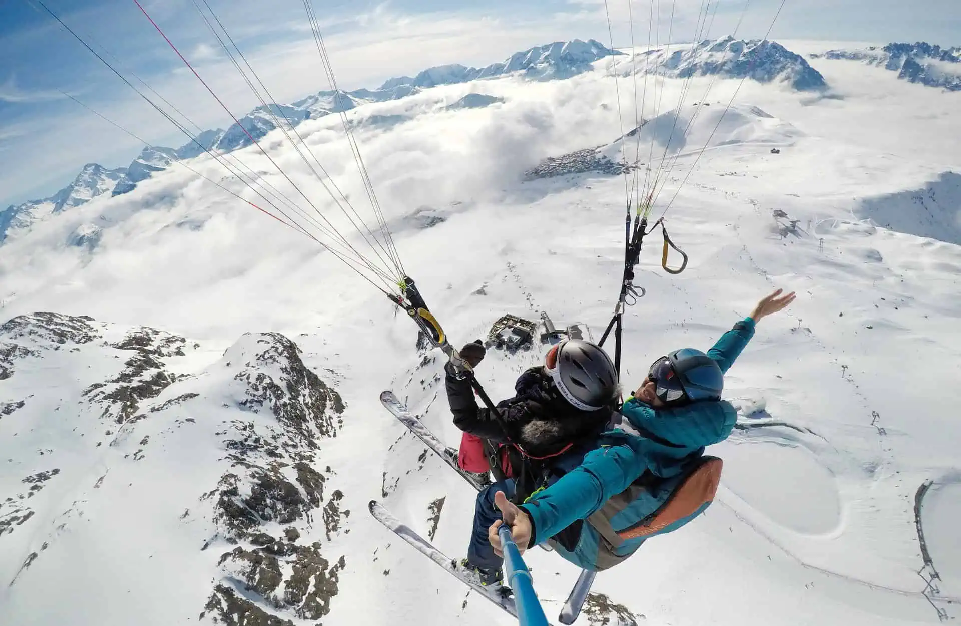 Paragliding at Alpe d'Huez Bob Brunot