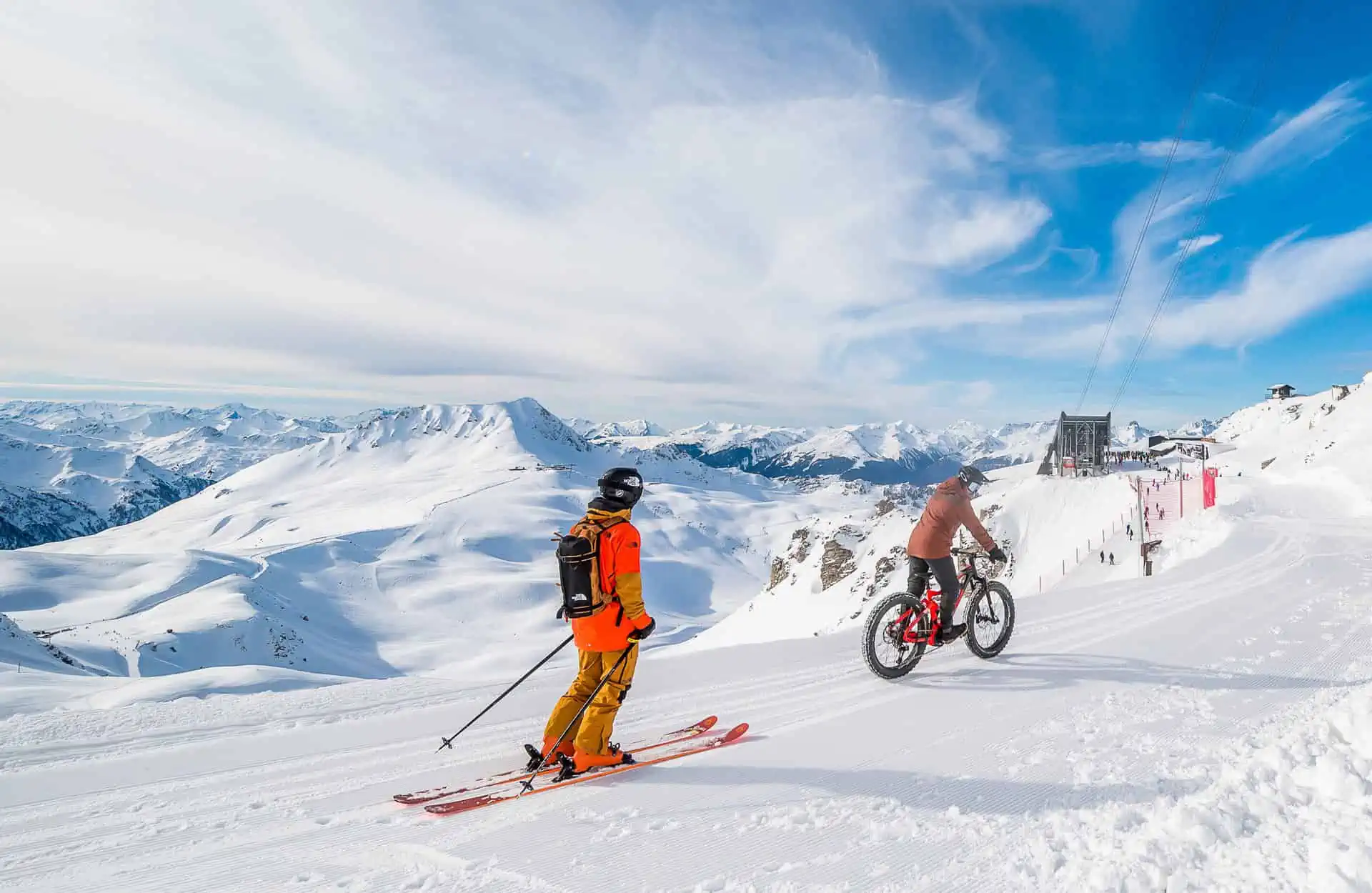 Skiing in les arcs - Andyparant